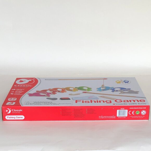 New in Box Classic World Wooden Fishing Game 3+🐟 - Picture 8 of 11